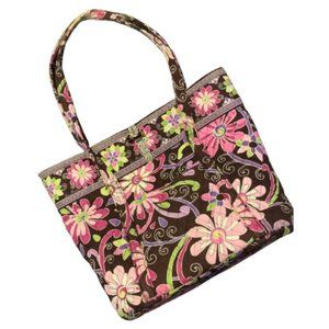 Vera Bradley Tote Bag in Purple Punch
